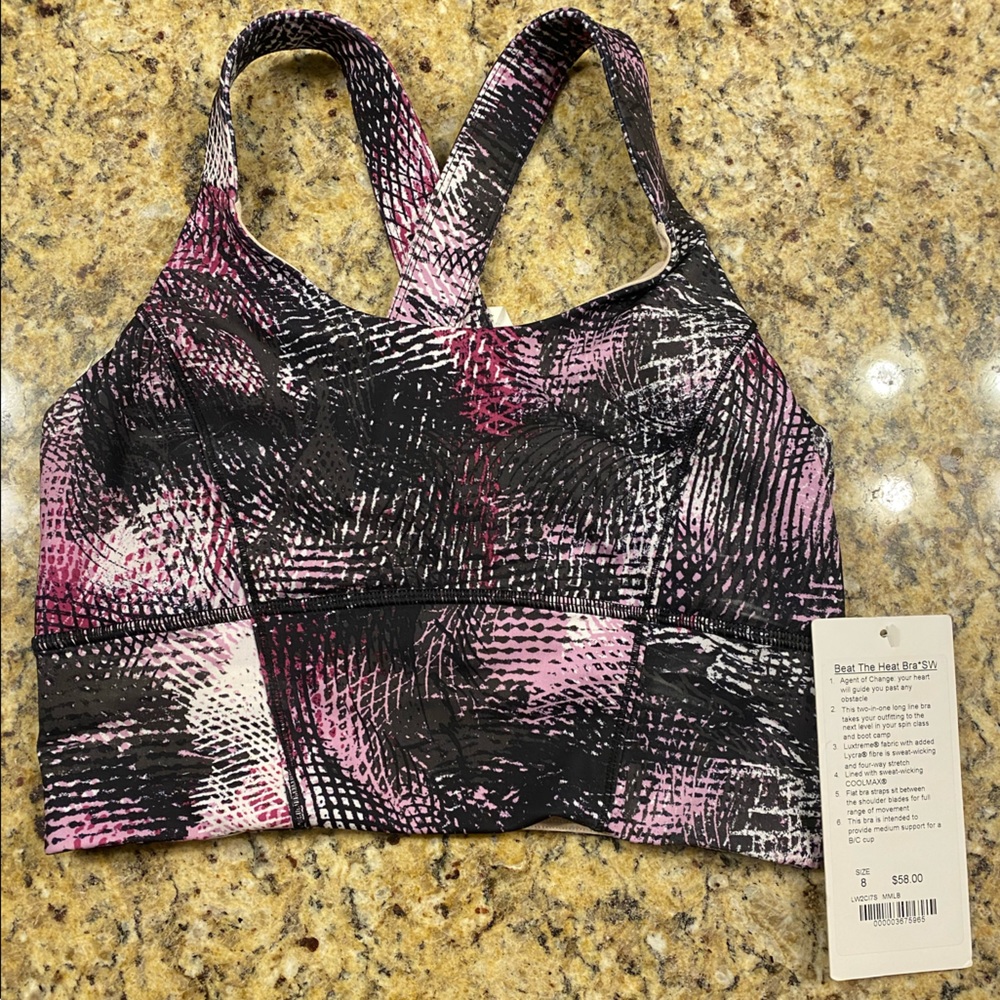 Lululemon seawheezee sports bra